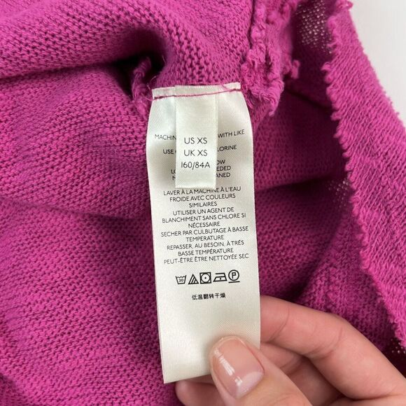 Free People North Star T Shirt XS hot pink - Picture 13 of 15